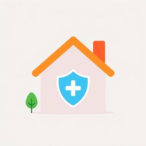 Icon representing home insurance